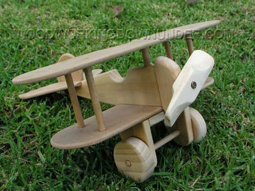Free wooden toy airplane plan