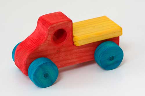 Download A Free Full Size Plan For This Wooden Toy Truck Colour It